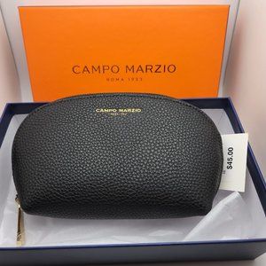 Campo Marizo Pebbled Leather Luxury Makeup Bag or Leather Carrying  Case…